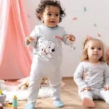 Combinaisons bébé imprimé chiot dalmatien — vue 1