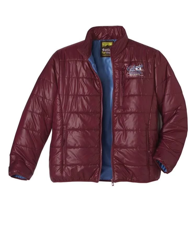 Doudoune homme bordeaux — vue 1